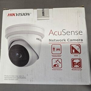 Hikvision EXIR Varifocal Turret Network Camera in White